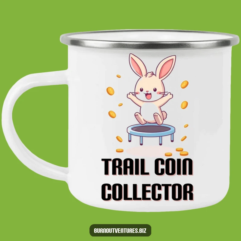 Funny Bunny Campfire Cash Mug: Adventure-Ready Earning Fun