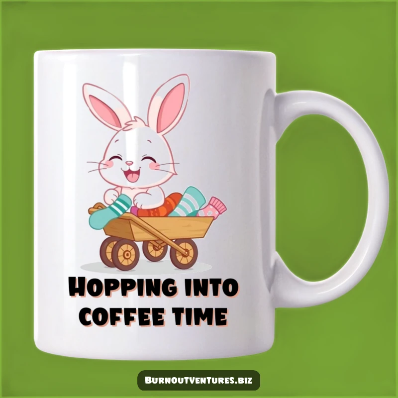 Funny Bunny Sock Mug: Hilarious Helper Gift for Bunny Lovers
