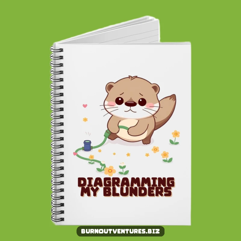 Funny Otter Tripping Notebook: Journal Your Mishaps with This Hilarious Gardener's Log