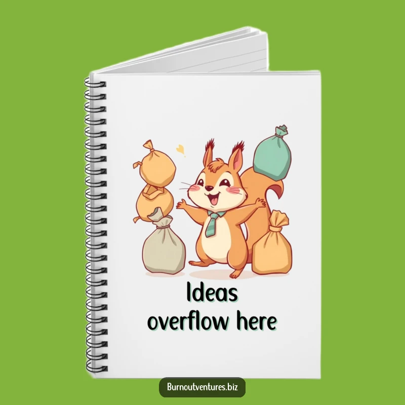 Funny Squirrel Notebook: Hilarious Journal Gift for Busy Minds